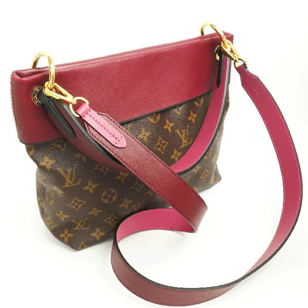 Louis Vuitton Bag Monogram Leather horizontal brown Shoulder Tuileries Besace